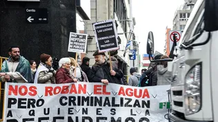 Archivo: protesta del sindicato de OSE&nbsp;