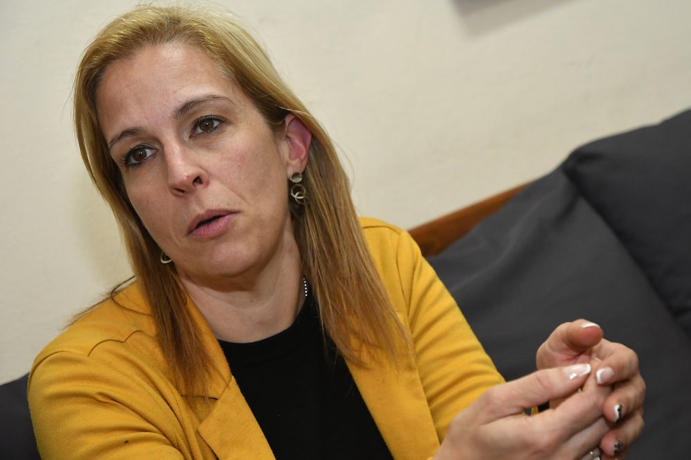 Silvia Tejera, la secretaria general de Adeom Montevideo