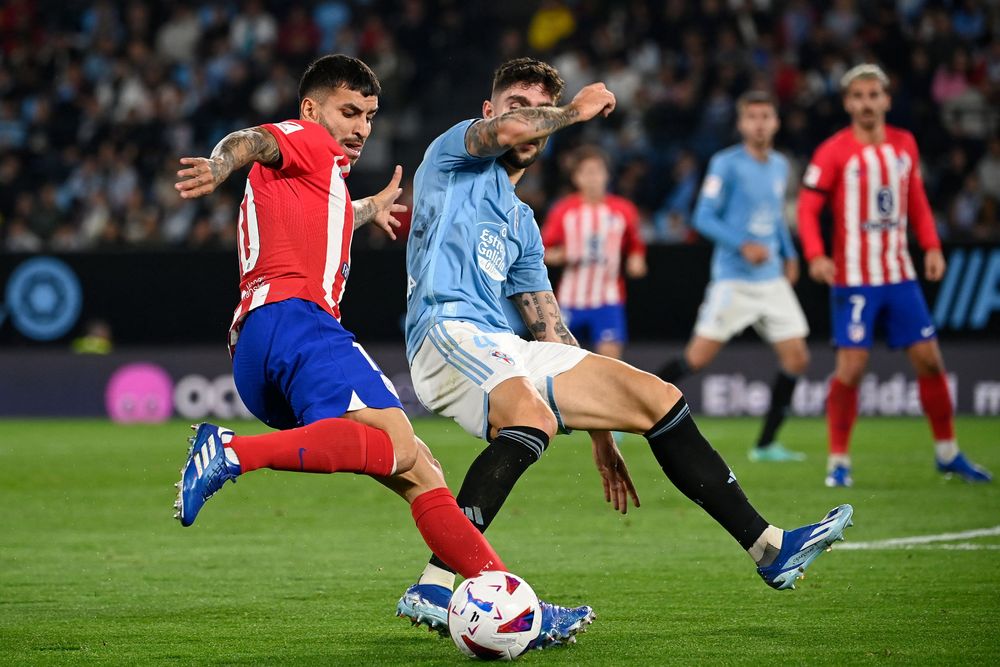 El Atlético de Madrid se mide ante el Celta.