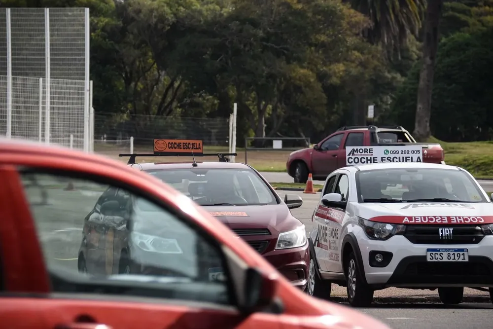 Pista de manejo en el Parque Batlle