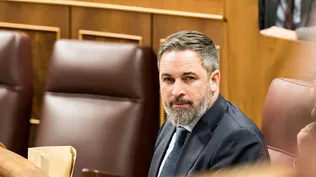 El líder de Vox, Santiago Abascal.