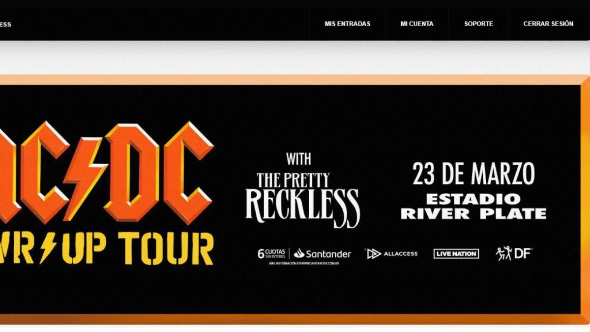AC/DC en Argentina: cómo crear un usuario en All Access para comprar ...