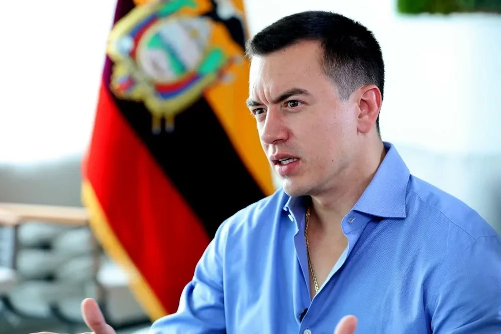 El presidente Daniel Noboa declaró el 9 de enero el estado de “conflicto armado interno” contra el crimen organizado.