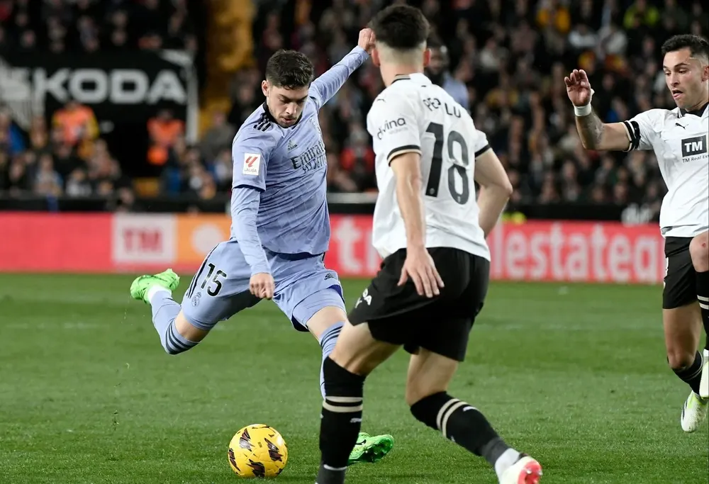 Federico Valverde ante Valencia