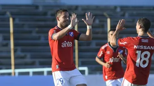 Octavio Rivero anotó para Nacional, ante Cerro