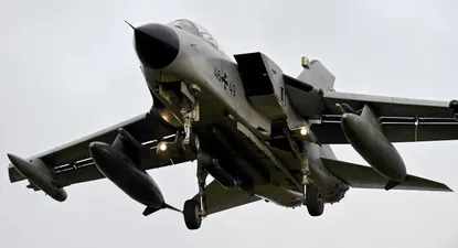 Un avión tornado del ejército alemán.
