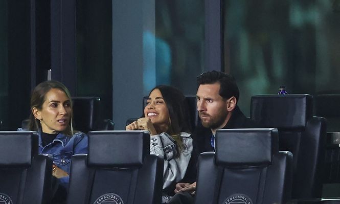 Lionel Messi vio el partido de Inter Miami junto a Antonela Roccuzzo y Sofía Balbi
