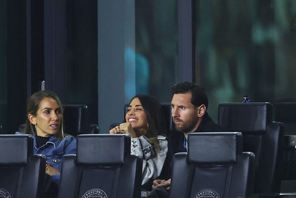 Lionel Messi vio el partido de Inter Miami junto a Antonela Roccuzzo y Sofía Balbi