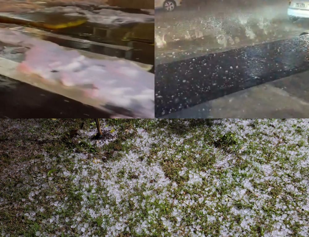 Granizo en Rivera