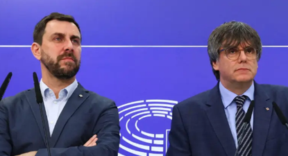 Toni Comín y Carles Puigdemont de Junts