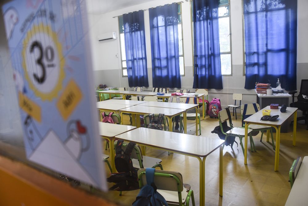 Salón de clases. Archivo