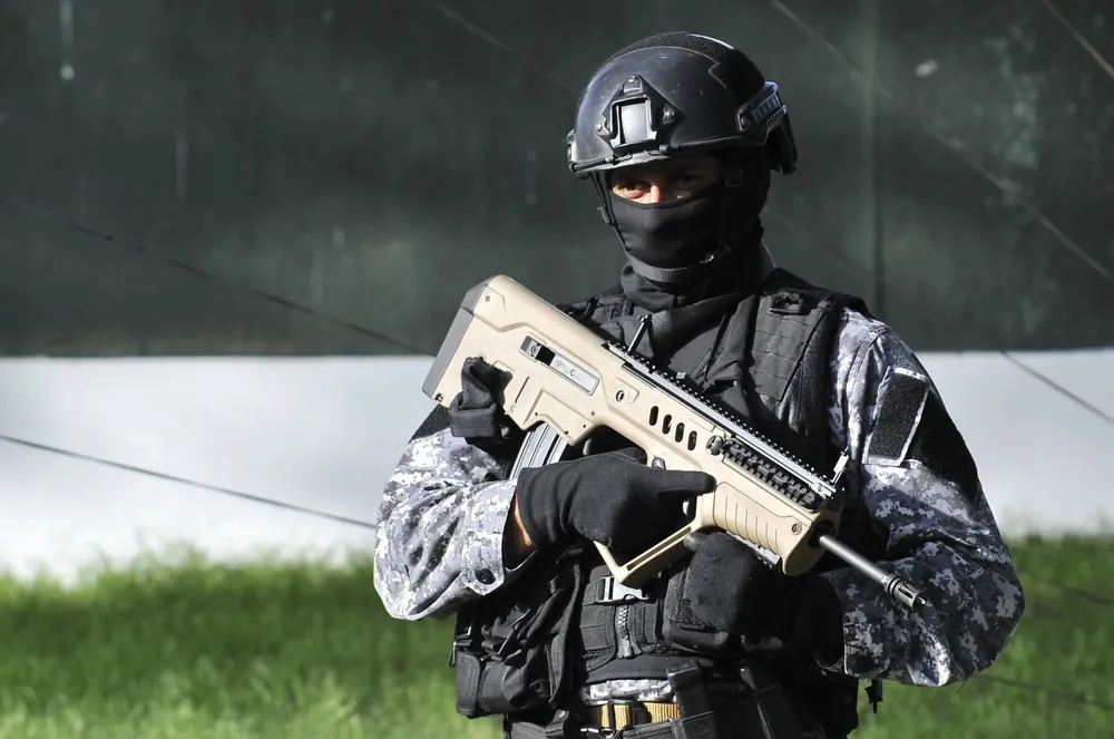 Operativo de incautación de drogas.