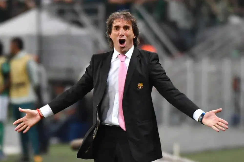 El festejo de Almada en Brasil