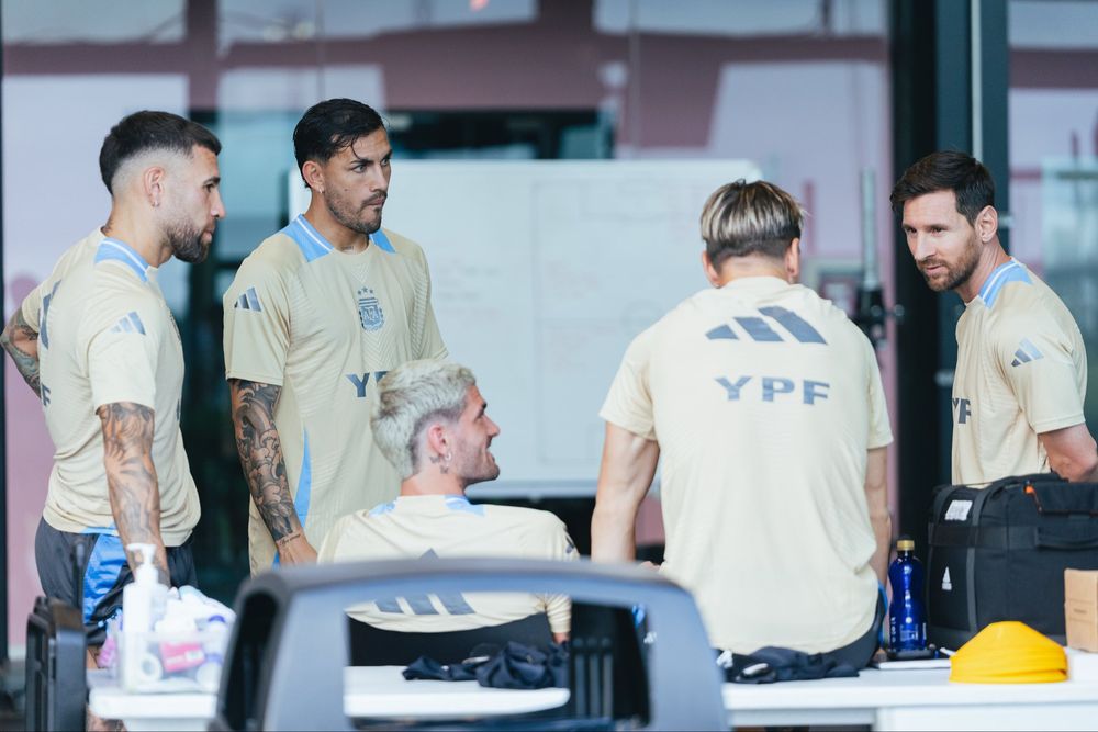 Jugadores de la Selección Argentina en Miami Jugadores de la Selección Argentina en Miami
