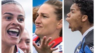 Martha Figueredo (Nacional), Sofía Oxandabarat (Nacional) e Ilana Guedes (Liverpool) disputan el premio como Mejor Jugadora de la temporada 2025 en el fútbol uruguayo en la encuesta Fútbolx100 Femenino