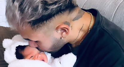 Nicolás Schiappacasse y su hija Zoe, viven los primeros días juntos