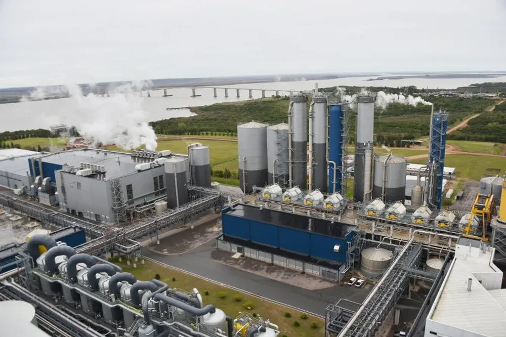 Instalaciones de UPM en Fray Bentos.