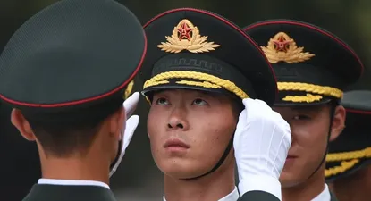 Miembros del ejército chino.&nbsp;