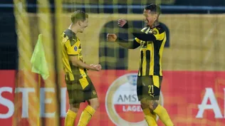 El festejo del Canario Álvarez con Trindade