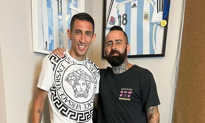 Ángel di María se tatuó la Copa del Mundo