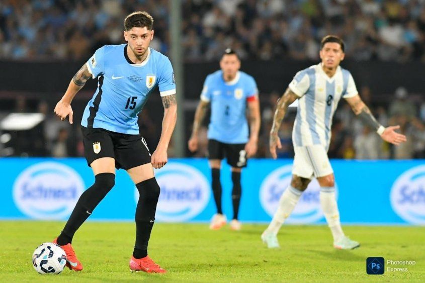 Federico Valverde es un puntal de la selección uruguaya