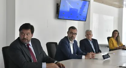 El ministro de Ambiente, Adrián Peña, participó del lanzamiento del nuevo producto.