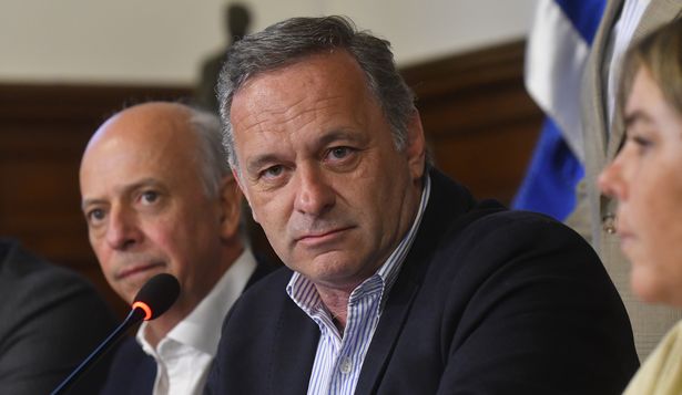 Delgado durante la conferencia de este miércoles