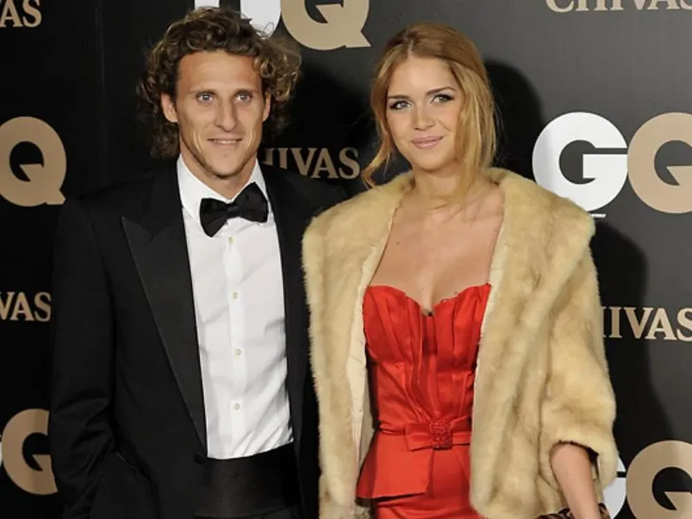 Diego Forlán y Zaira Nara