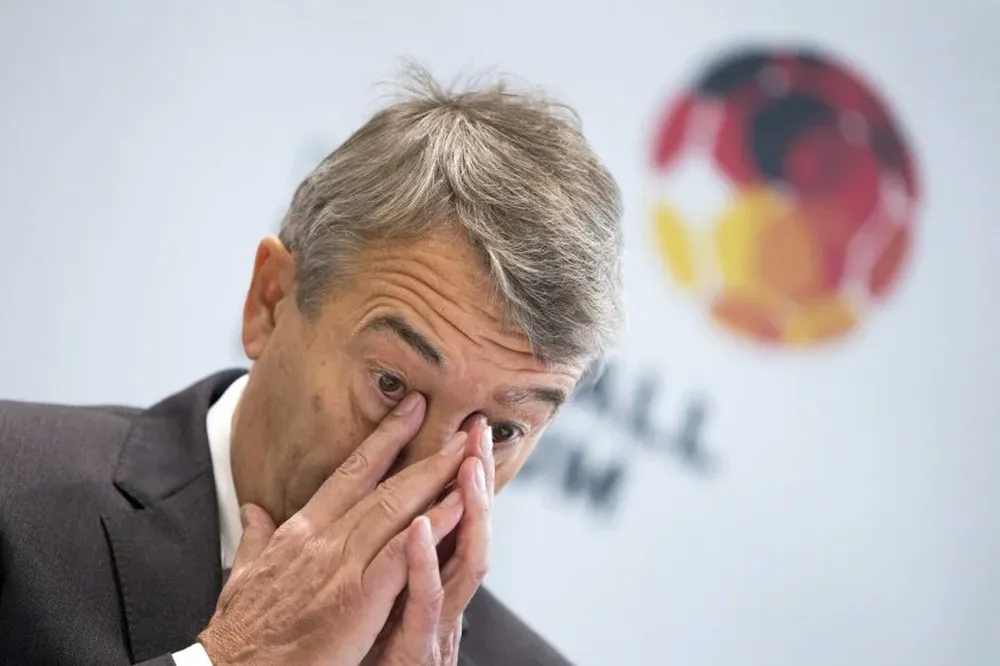 Wolfgang Niersbach, presidente de la Federación Alemana de Fútbol