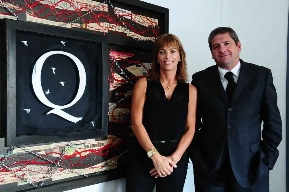 Silvina Rocha y Álvaro Amoretti, directores de Quatromanos