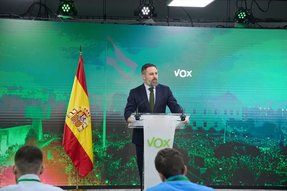 El líder de VOX, Santiago Abascal.