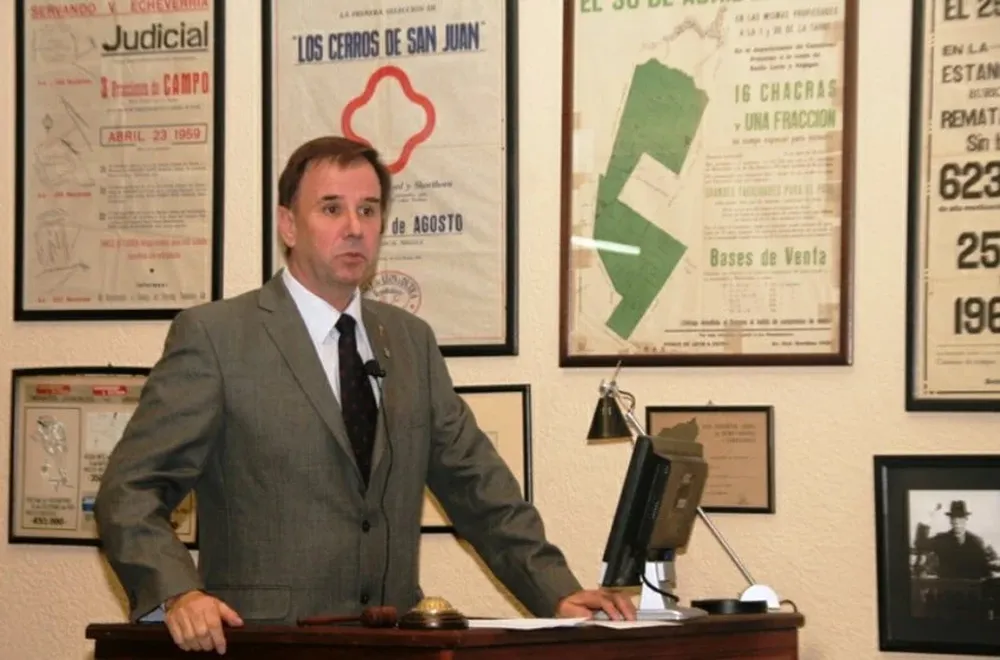 Rematador y tasador Mario Stefanoli