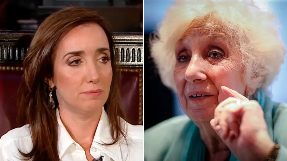 La vicepresidenta Victoria Villarruel le respondió a la presidenta de Abuelas de Plaza de Mayo Estela de Carlotto