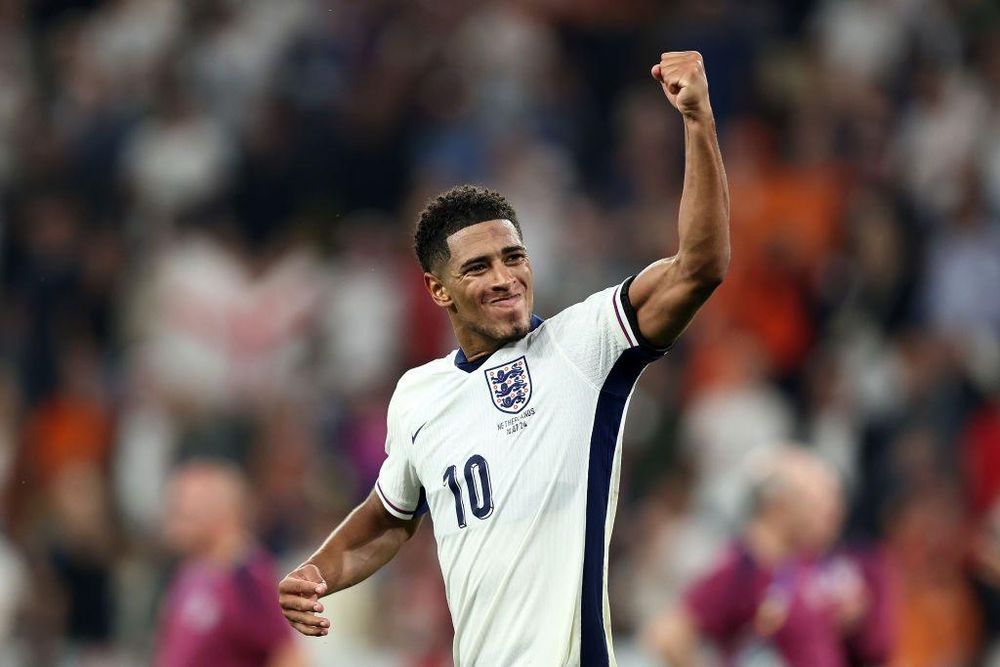 Jude Bellingham con la selección de Inglaterra