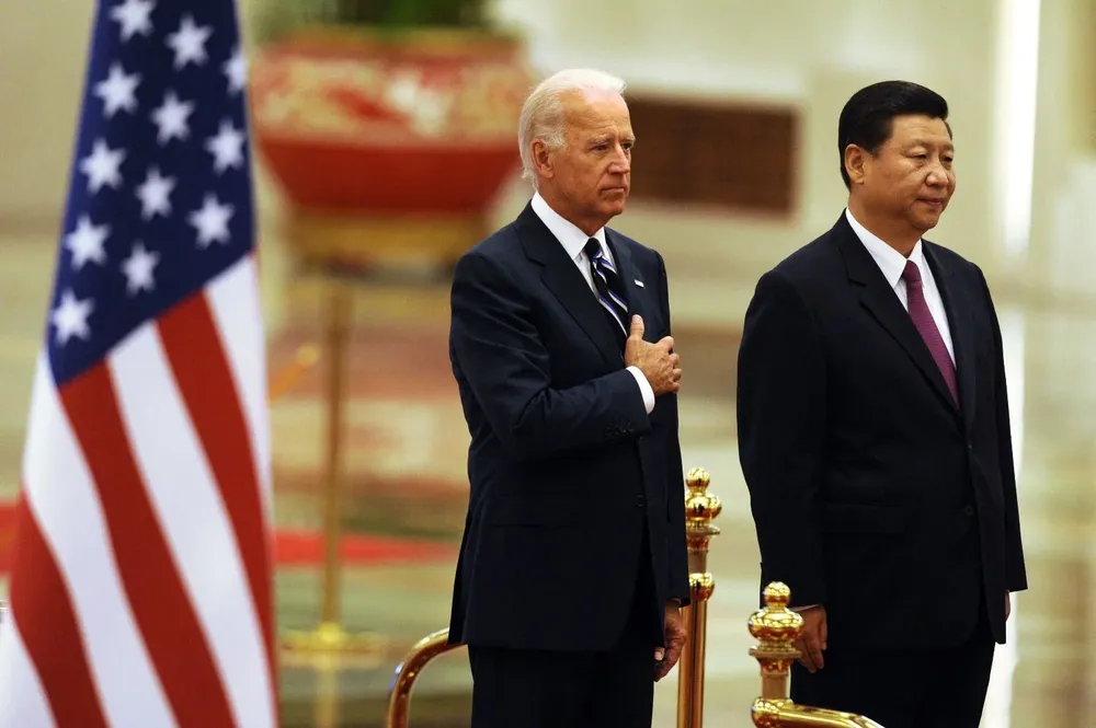 Joe biden (presidente de Estados Unidos) y Xi Jinping (Presidente de la República Popular China)