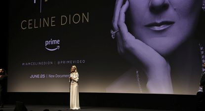 La cantante en&nbsp; la presentación de su documental I am: Celine Dion, en Nueva York