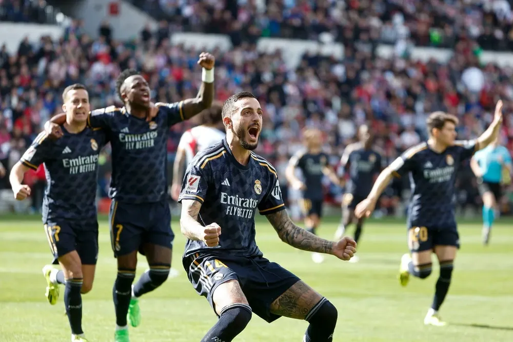 El festejo de Joselu