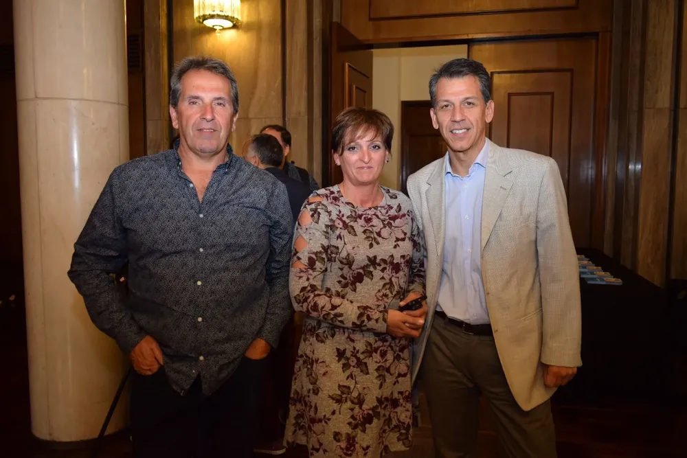 Roberto Pastorino, Marianella Oddone y Eduardo Martínez