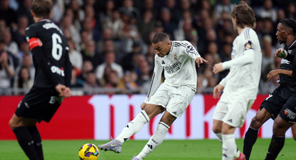 Kylian Mbappé anotó por primera vez un póker de goles en la Champions League.&nbsp;