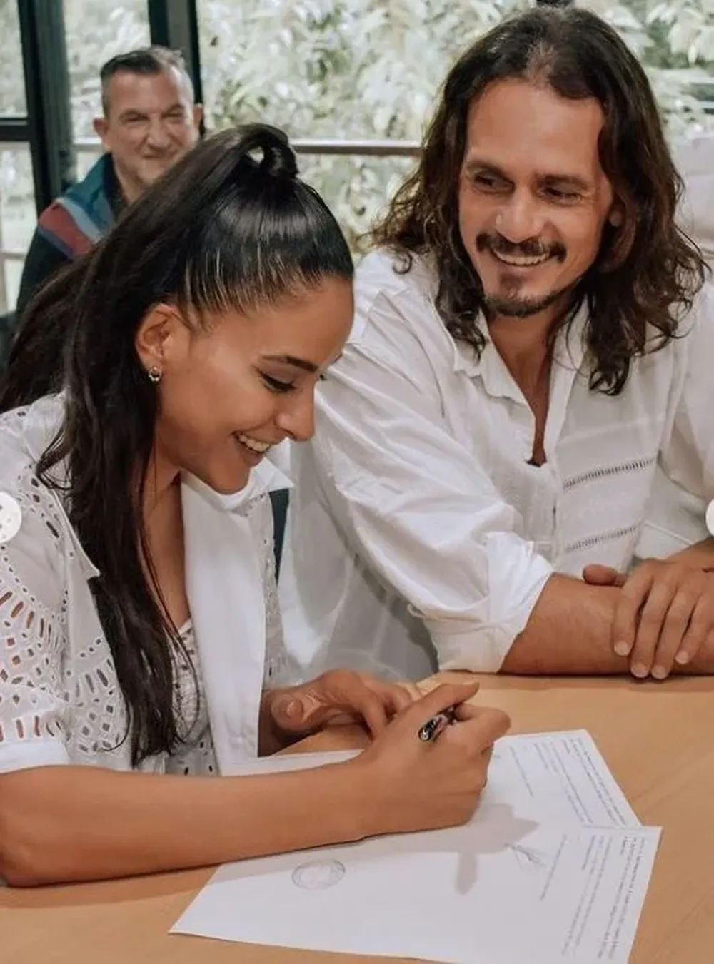 El momento de la firma