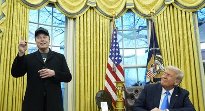 Donald Trump y Elon Musk en la Oficina Oval.&nbsp;