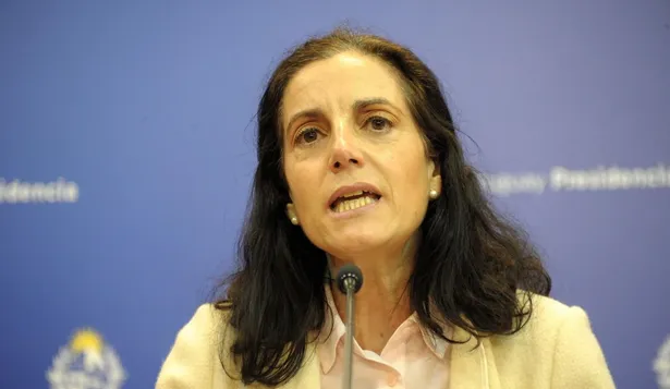 La ministra de Economía y Finanzas, Azucena Arbeleche.
