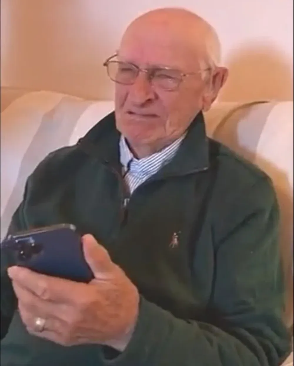 Rafael Nadal habló con el homenajeado y este se emocionó