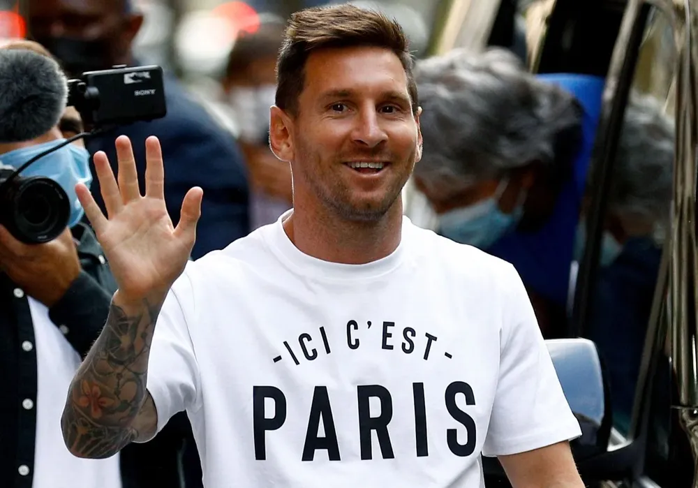 Messi feliz en París
