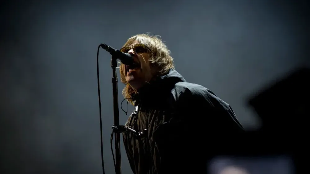 Liam Gallagher durante su presentación en el Festival de Isla de Wight, Inglaterra