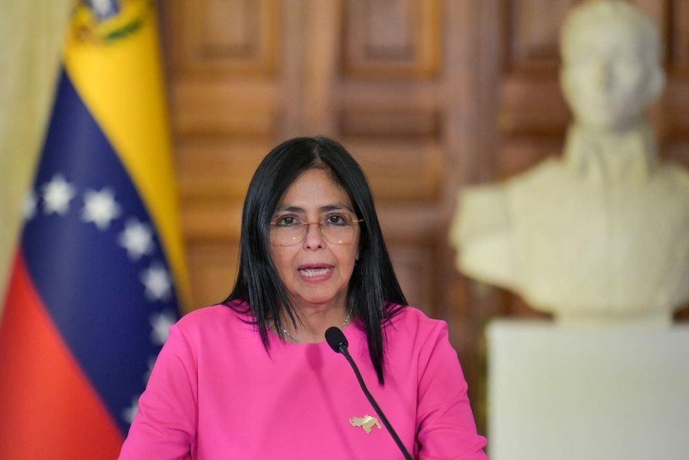 Delcy Rodríguez, presidenta encargada de Venezuela