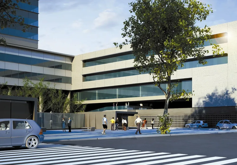 El Edificio III se ubicará en las calles Paraguay y Colombia y tendrá tres pisos de oficinas y dos de parking.