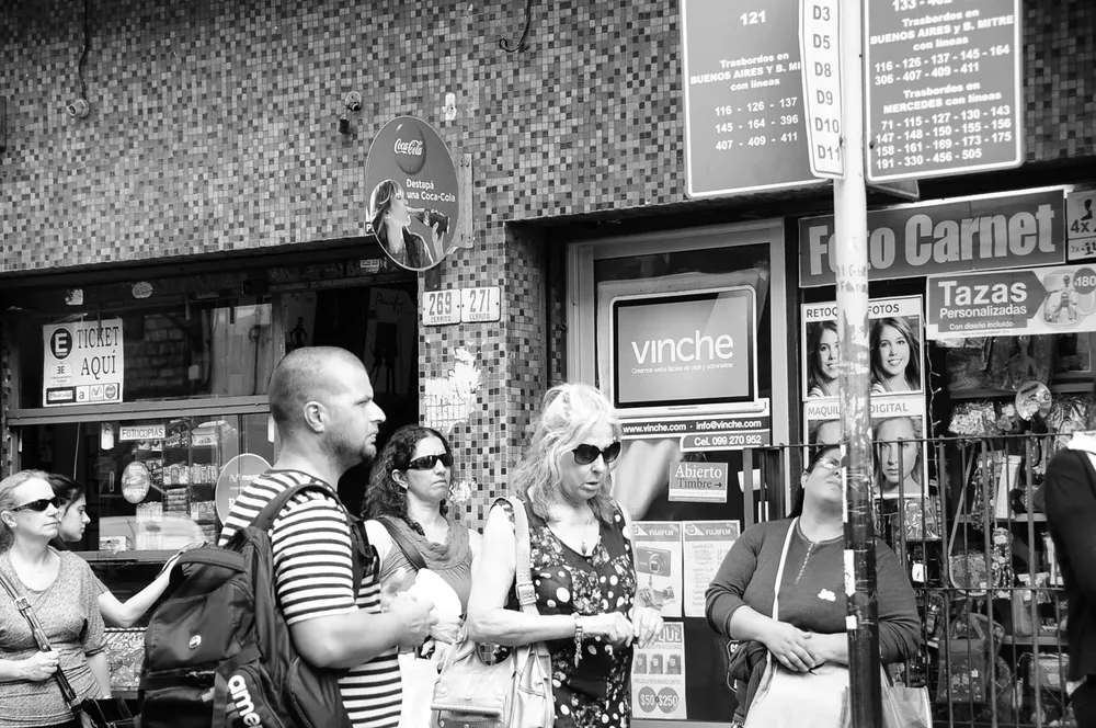 En Ciudad Vieja todavía están los carteles del desaparecido sistema de trasbordos