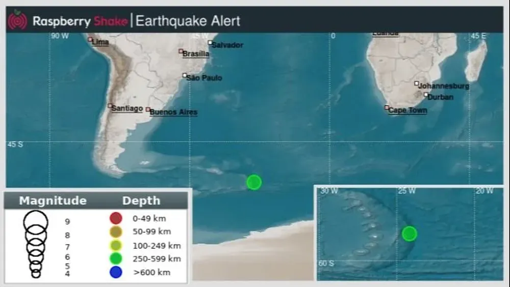 Tsunami al sur del Atlántico