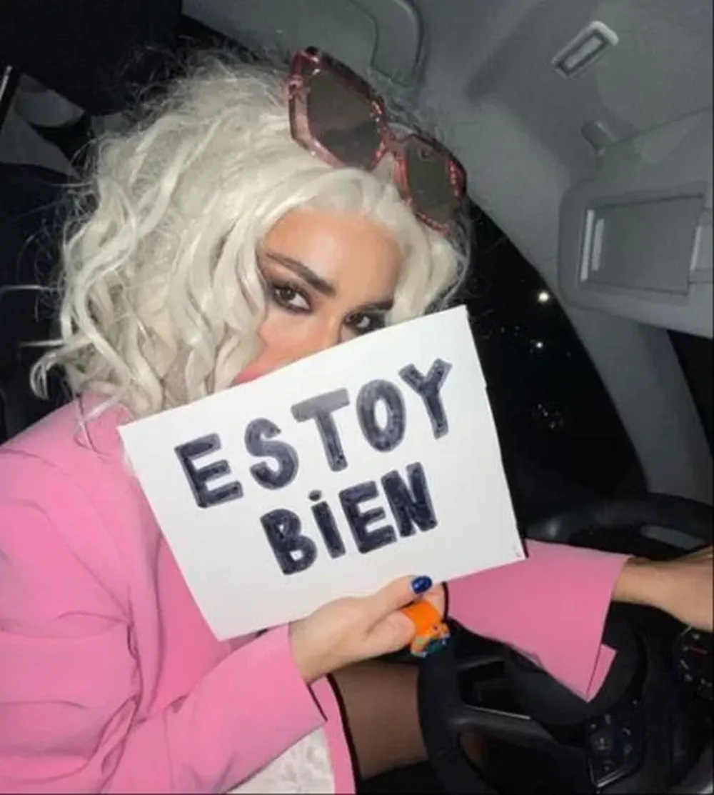 La cantante sorprendió a sus seguidores